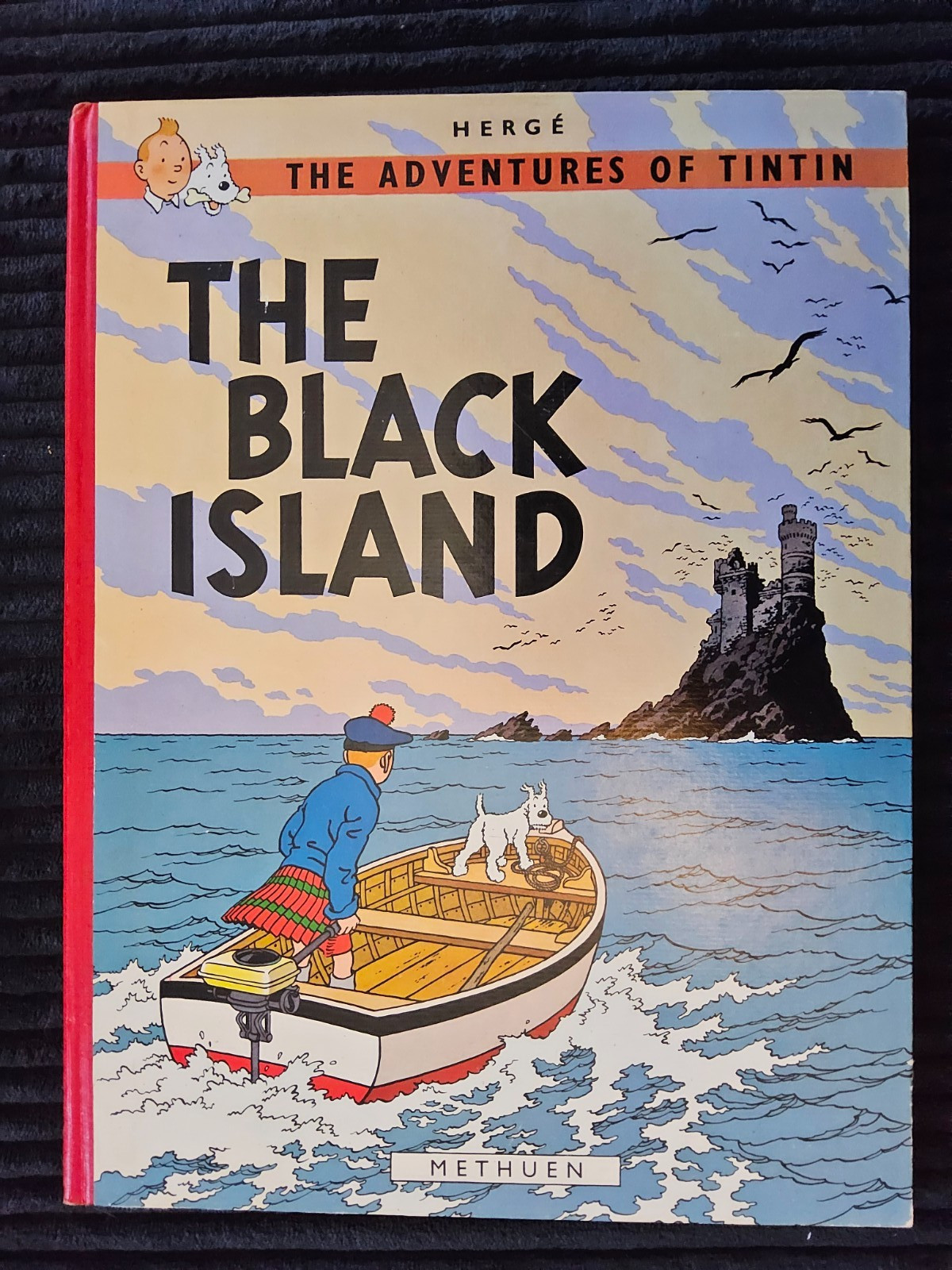 Tintin - The Black Island - EO de 1966 - Methuen - TBE - Neuf - Anglais