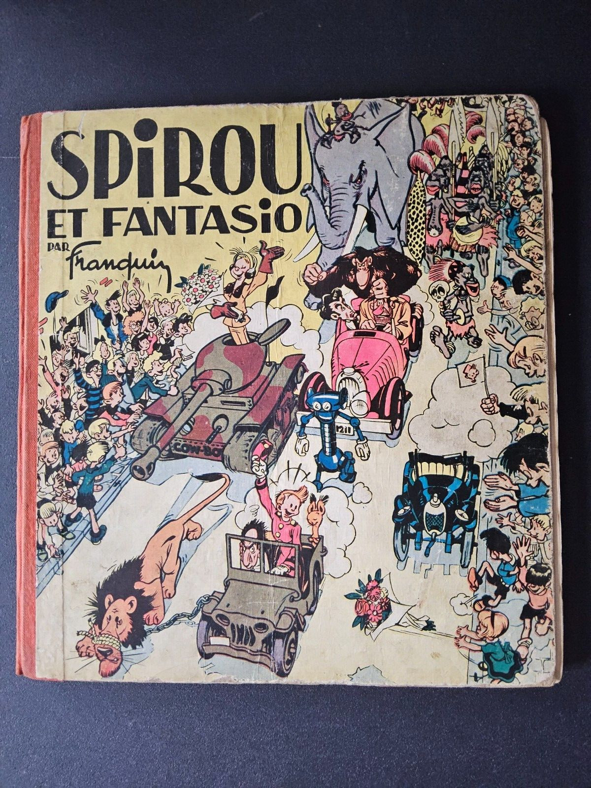 Spirou et Fantasio - Album Carré - EO de 1948 - Franquin - BE