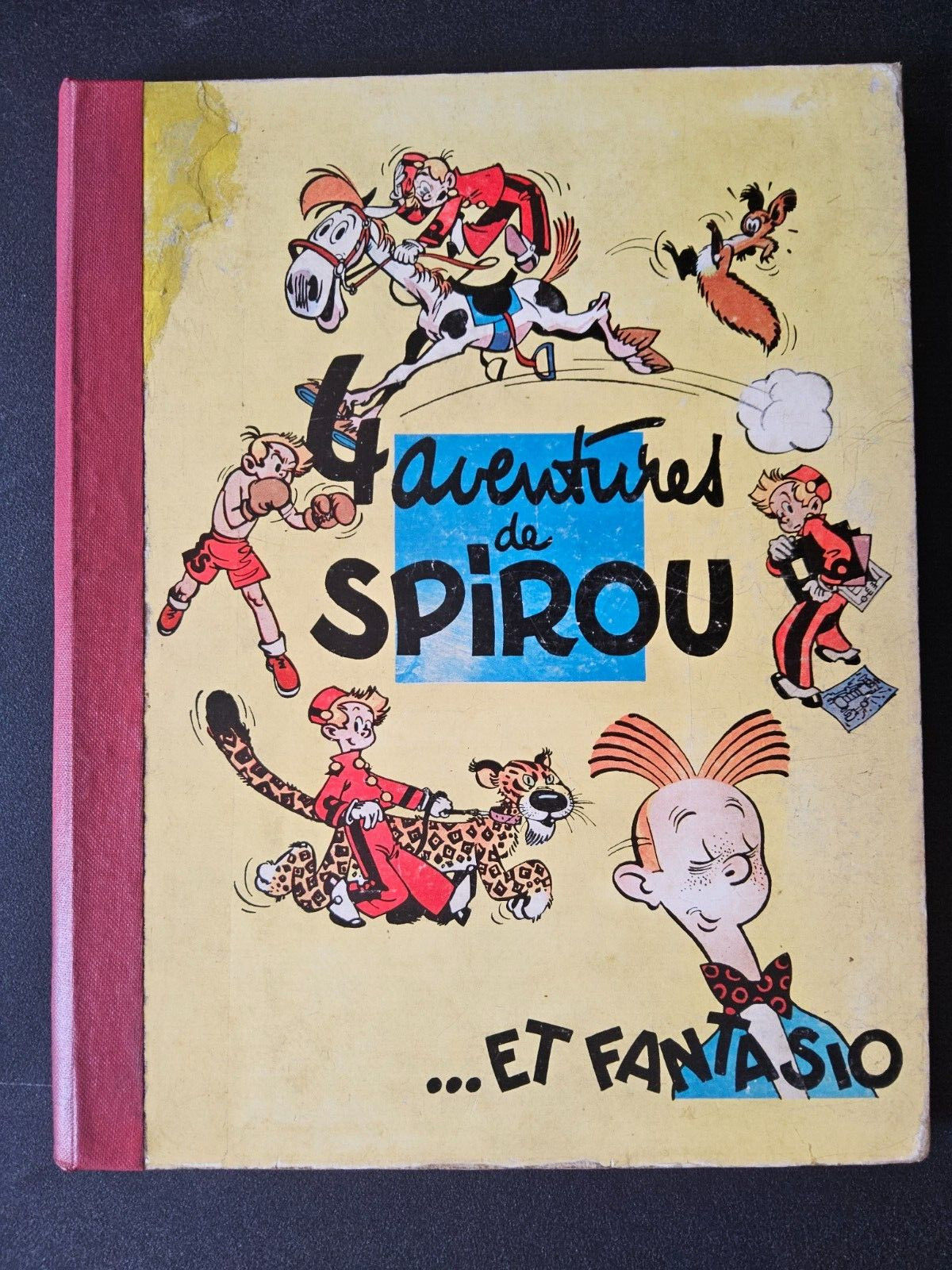 Spirou - les 4 aventures de Spirou - EO de 1950 - Dupuis - BE