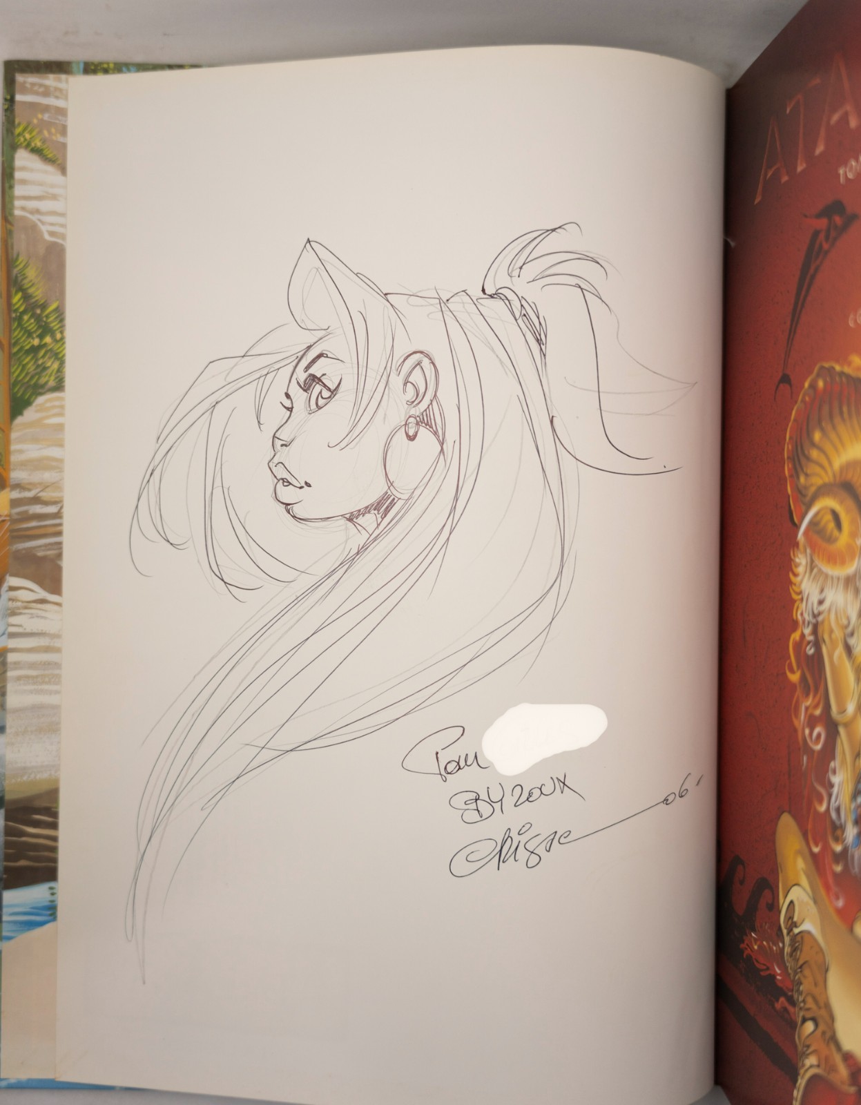 3 BDs EO ATALANTE avec 2 dédicaces de CRISSE