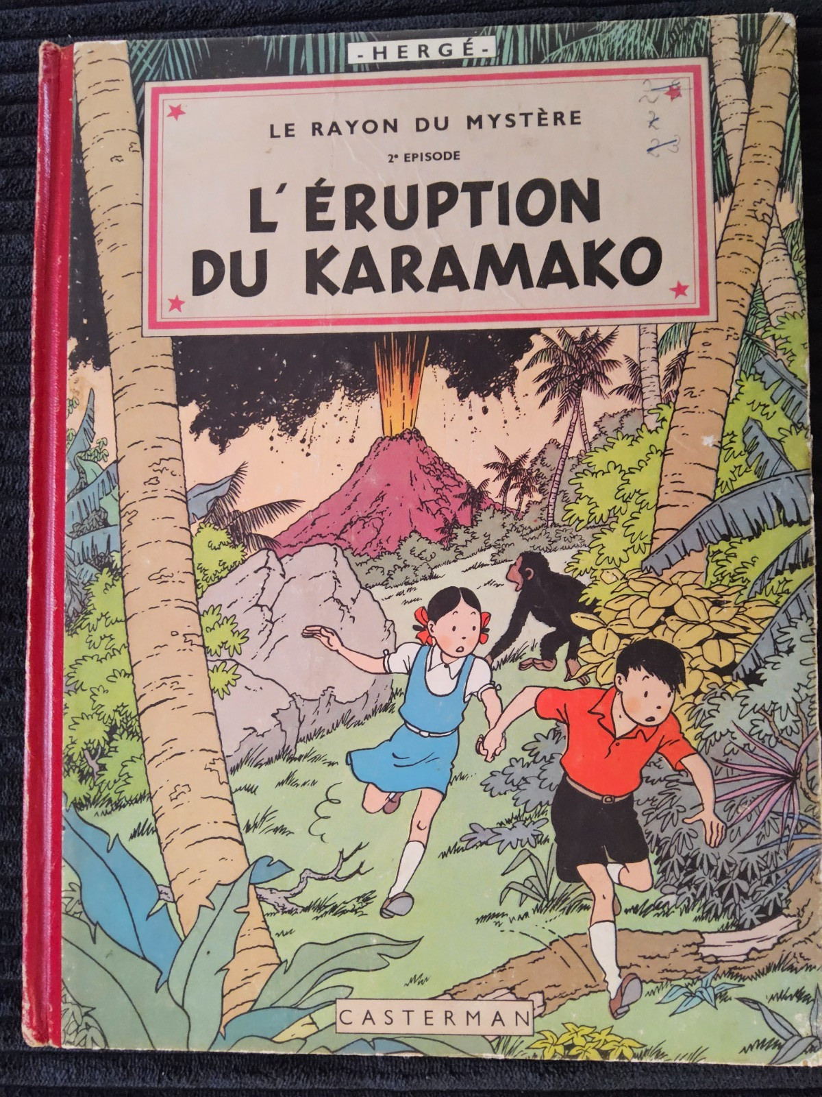 Tintin - Jo Zette et Jocko - L'Eruption Du Karamako - EO B6 - 1951