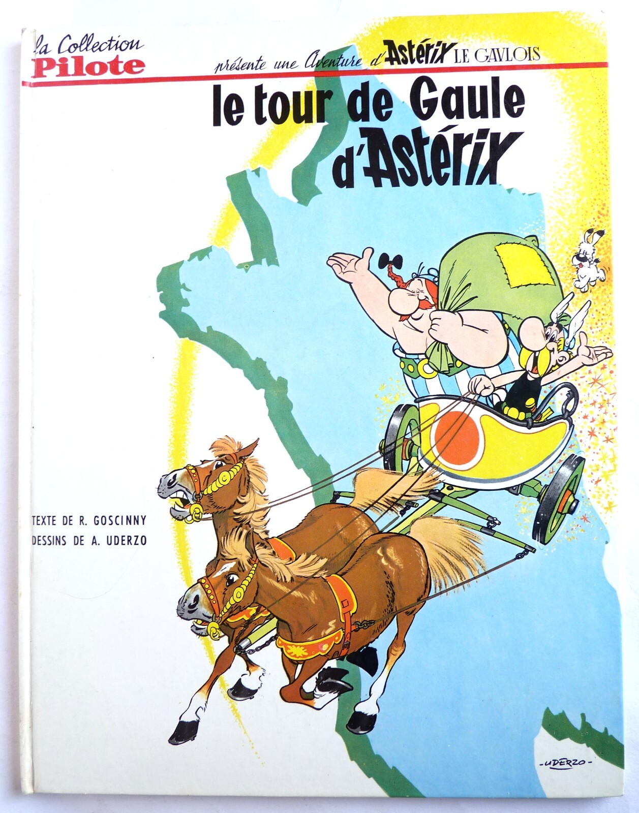 BD ALBUM ASTERIX - LE TOUR DE GAULLE - EO 1T 1965 - UDERZO