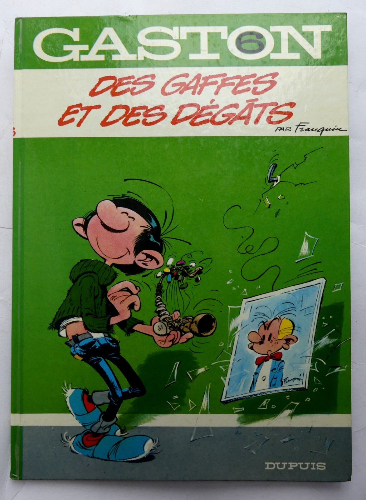 BD ALBUM GASTON LAGAFFE - DES GAFFES ET DES DEGATS - EO 1968 - FRANQUIN