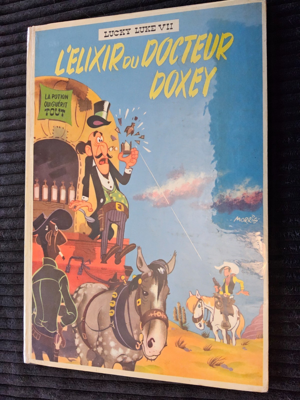 Lucky Luke - L’élixir du Docteur Doxey - EO Francaise Cartoné de 1955 - TTBE