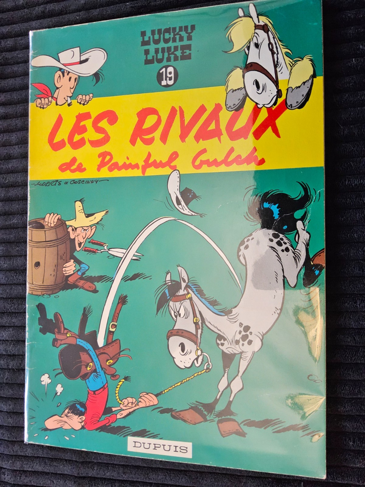 Lucky Luke - Les Rivaux De Painful Gulch - EO de 1962 - Dos jaune - TBE