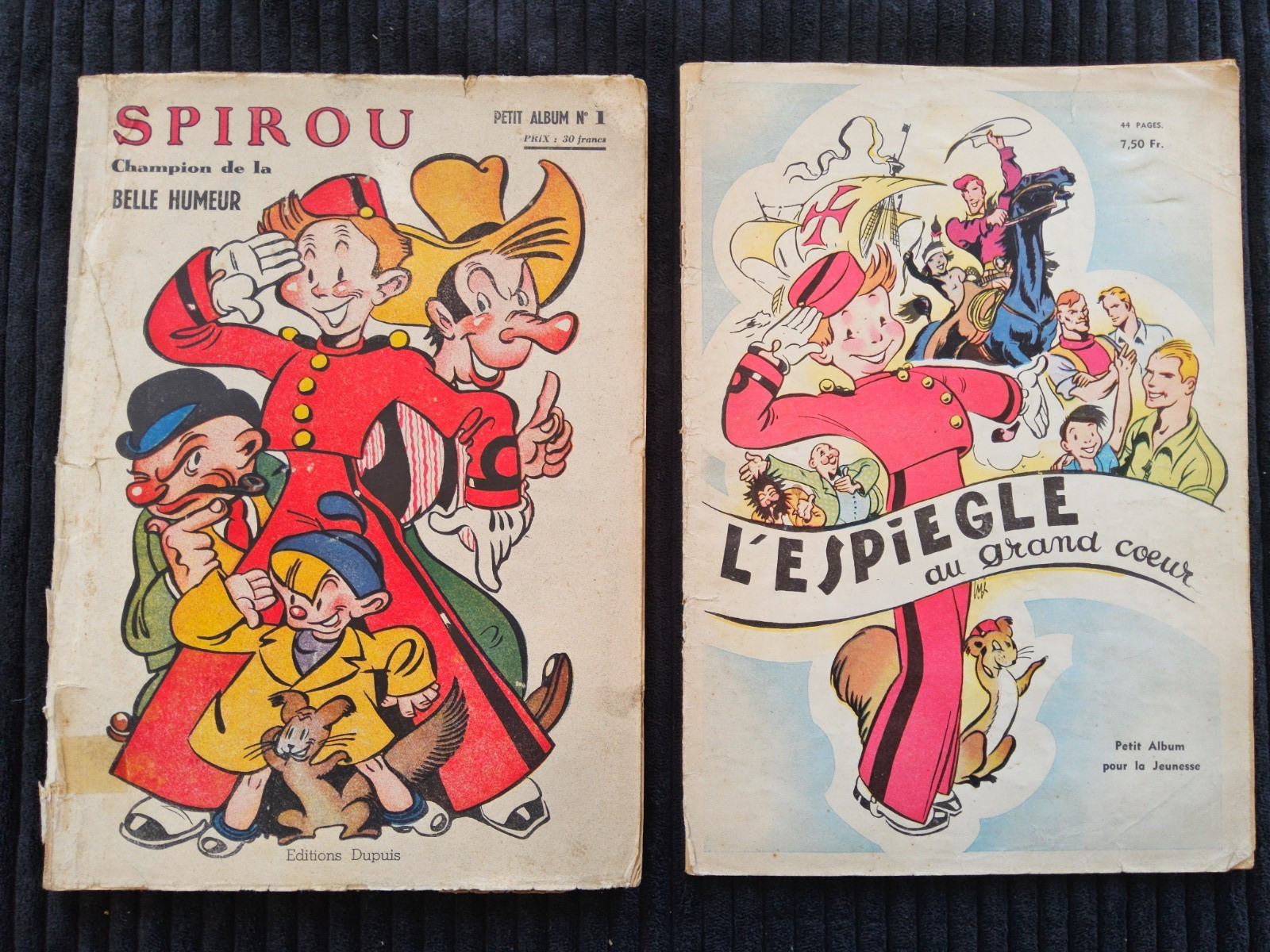 Spirou l’espiègle et Petit album N°1 - Très rare - EO - BE