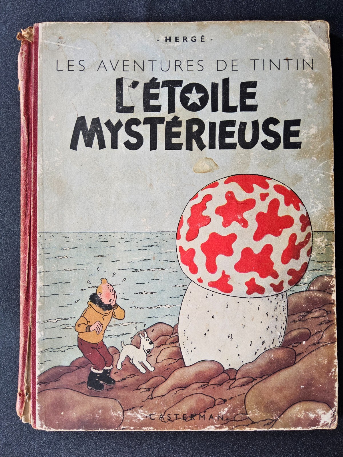 Tintin L’étoilé mystérieuse - A18 Sans Titre 1ère page - Dos Blanc - EO de 1942