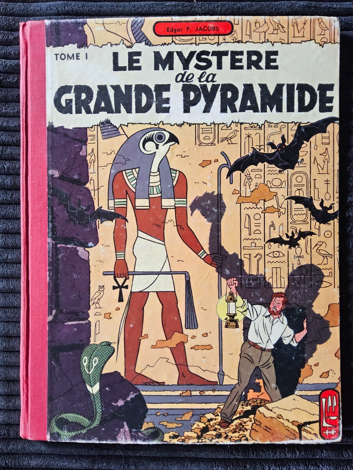 Blake et Mortimer - Le Mystère de la pyramide - T1 - EO de 1954 - Lombard - BE