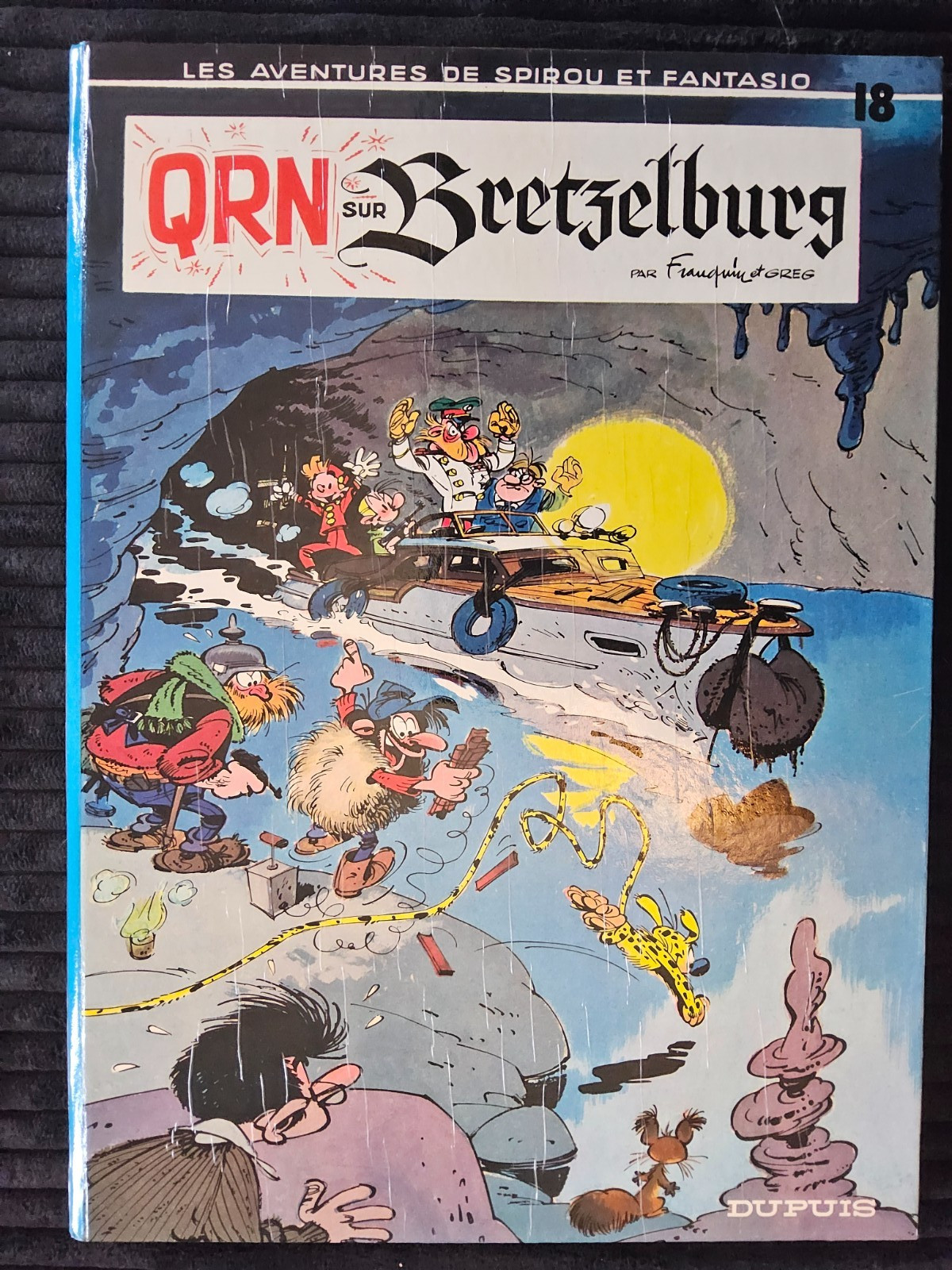 Spirou - QRN sur Bretzelburg - EO de 1966 très peu frippé- TTBE - Proche du neuf