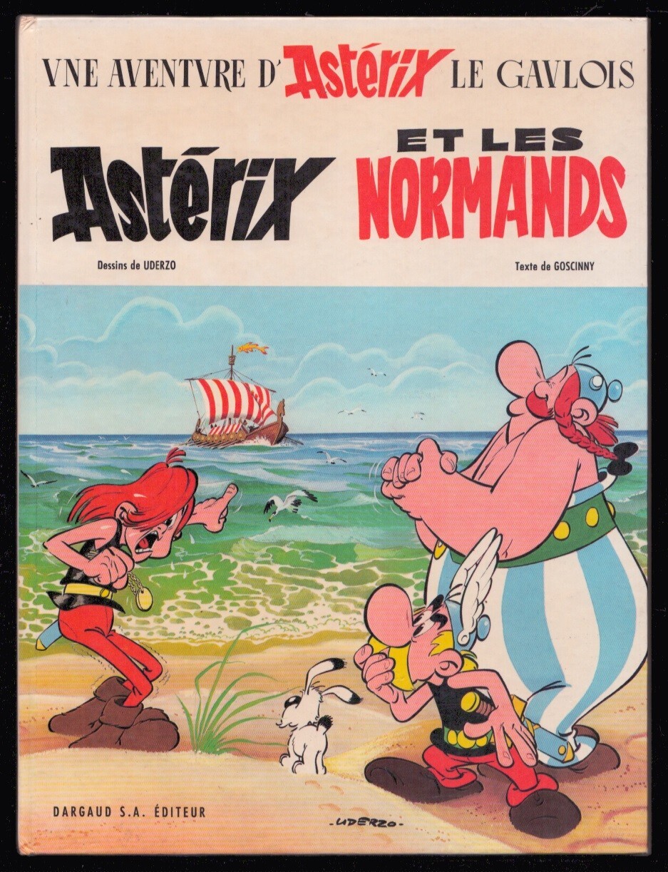 UDERZO / GOSCINNY . ASTÉRIX ET LES NORMANDS . EO . 1966 .