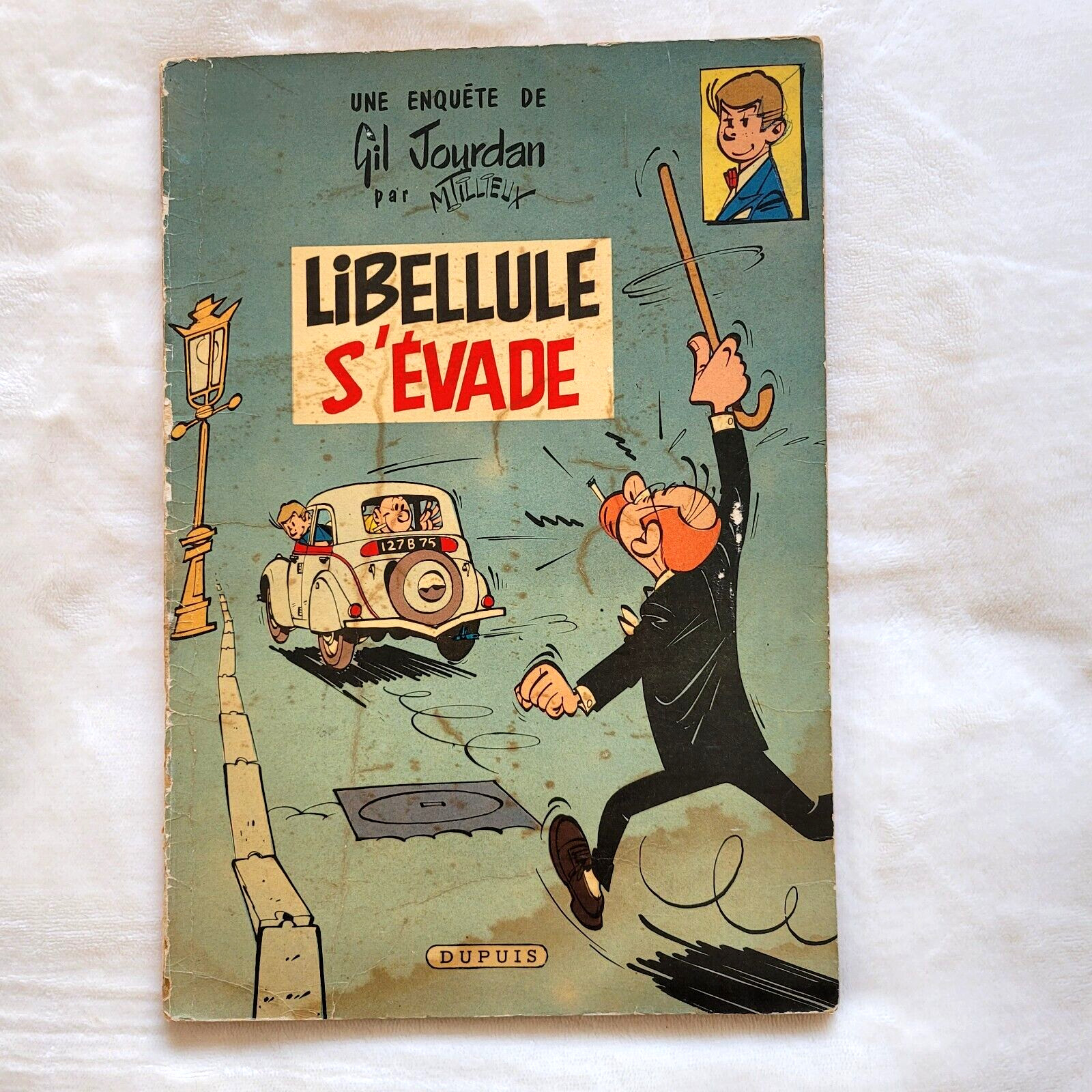 LIBELLULE S'EVADE GIL JOURDAN TILLLIEUX EO RARE T1 DUPUIS EO 1959 BON ETAT