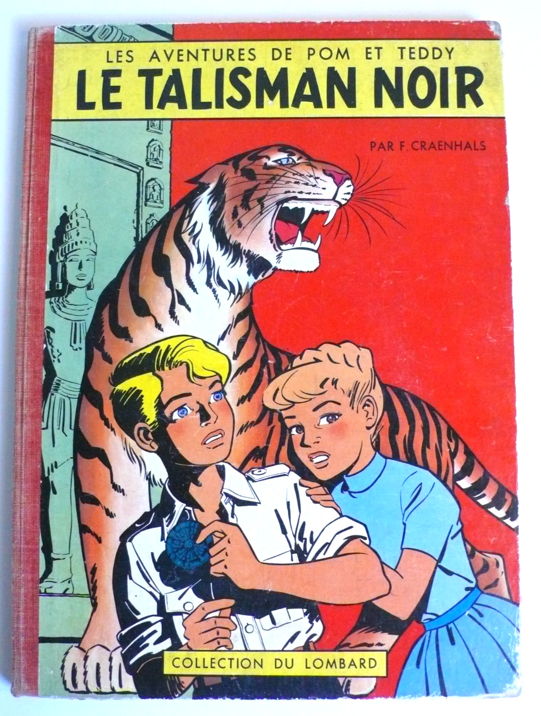 POM ET TEDDY  "LE TALISMAN NOIR" F. CRAENHALS   LOMBARD EO  1958  BON ÉTAT 
