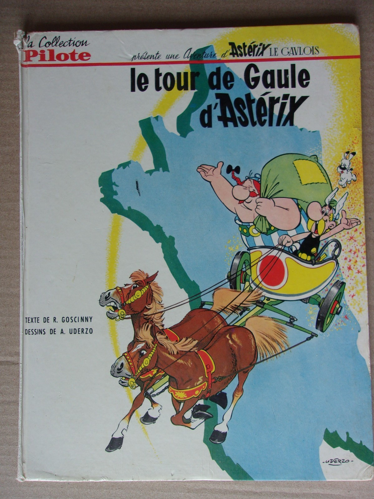 Goscinny & Uderzo " Le Tour de Gaule d'Astérix "  EO 1965-assez BE-Coll. Pilote
