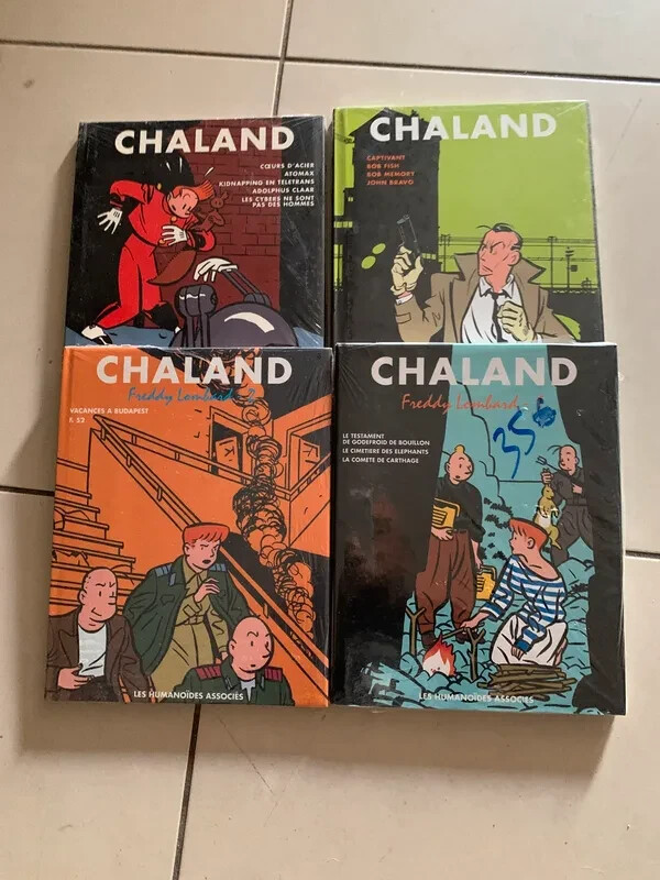 CHALAND INTEGRALE EN 4 VOLUMES   AU EDITIONS HUMANOIDES  ASSOCIES   4  bd en eo