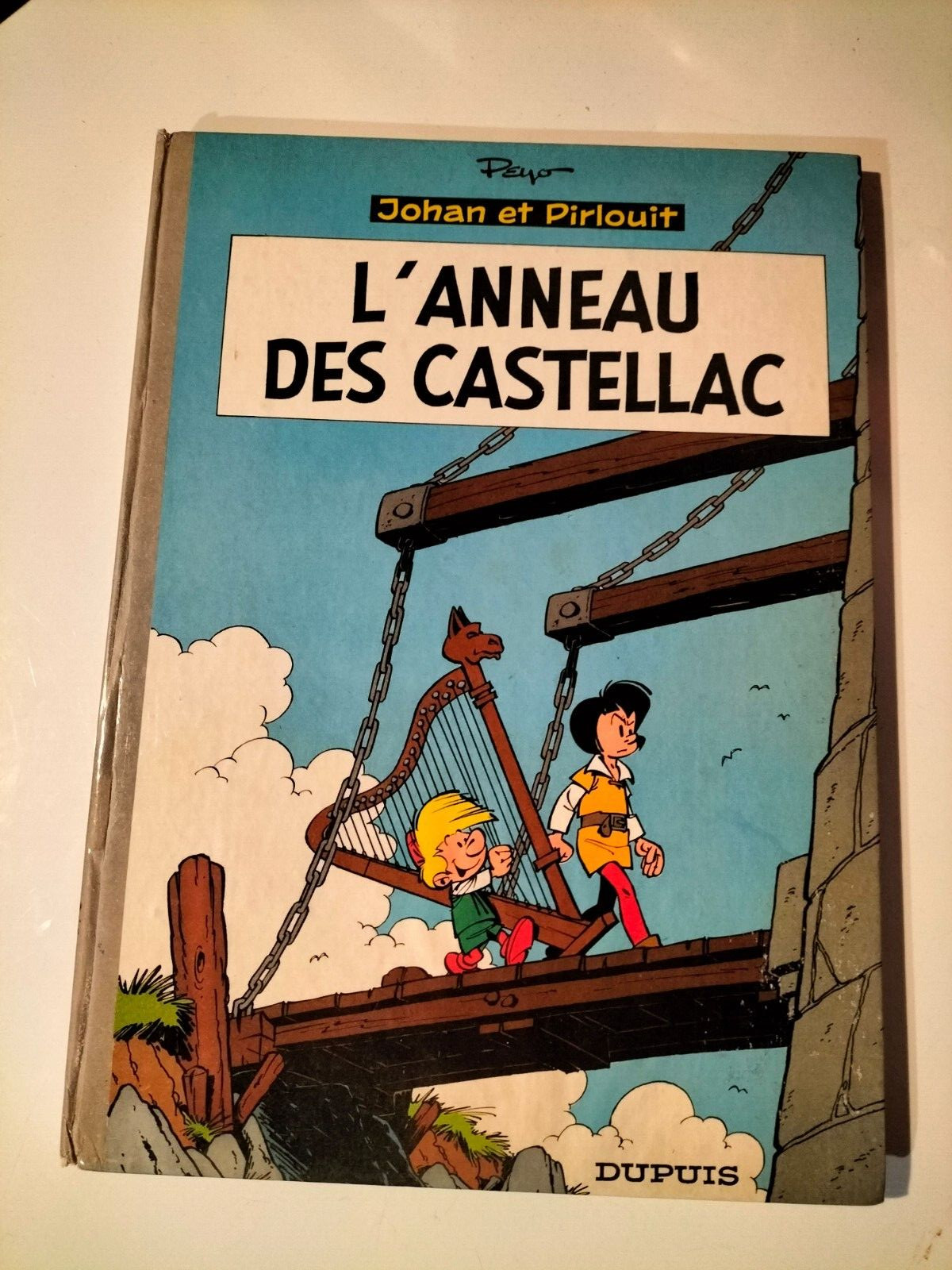 EO DOS ROND 1962 JOHAN ET PIRLOUIT L ANNEAU DES CASTELLAC PEYO (Z162)