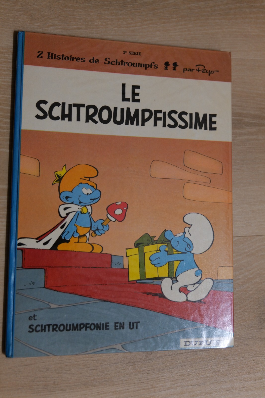 PEYO LES SCHTROUMPFS LE SCHTROUMPFISSIME EO 1965 DUPUIS COMME NEUF