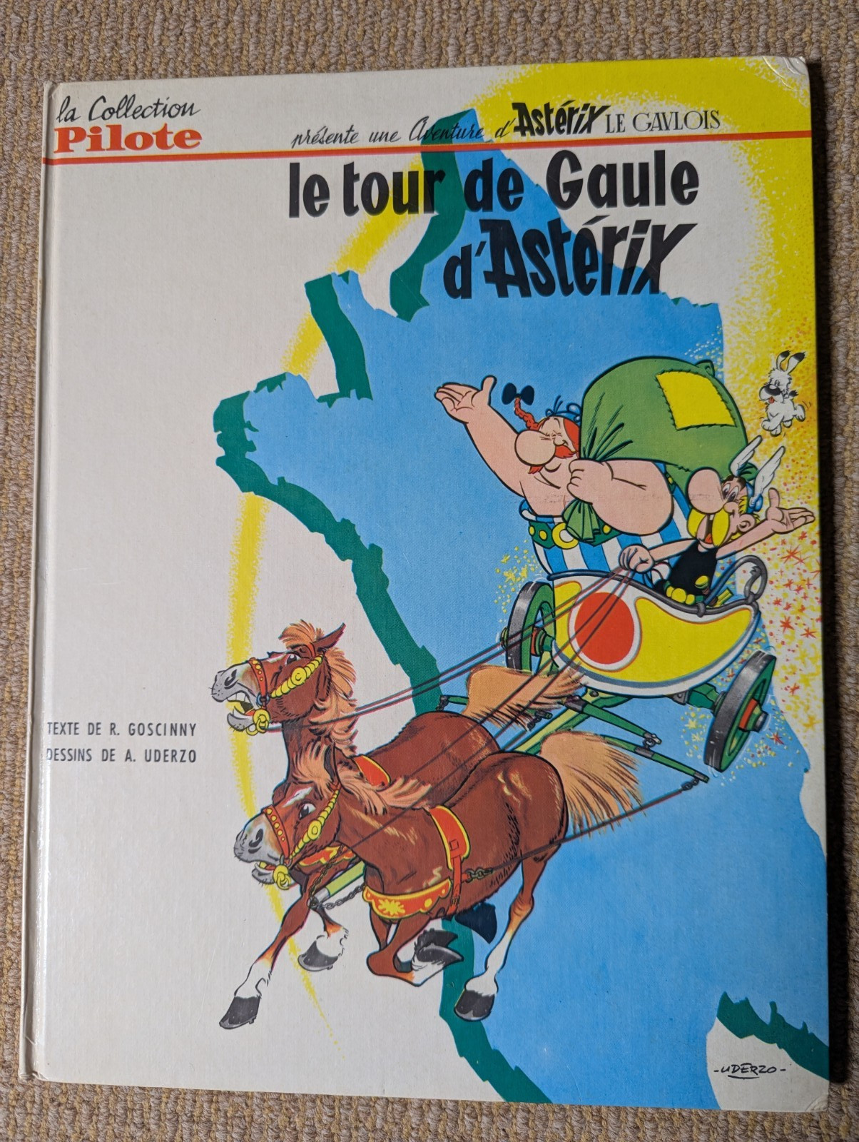 Album BD ASTERIX "LE TOUR DE GAULE"édition originale 1965 TBE-EO-Uderzo Goscinny