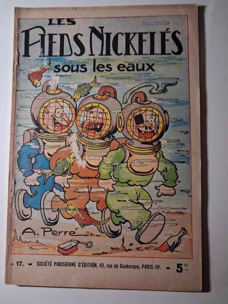 LES PIEDS NICKELES N° 17  Sous les Eaux EO Mai 1940 Trés Bon Etat