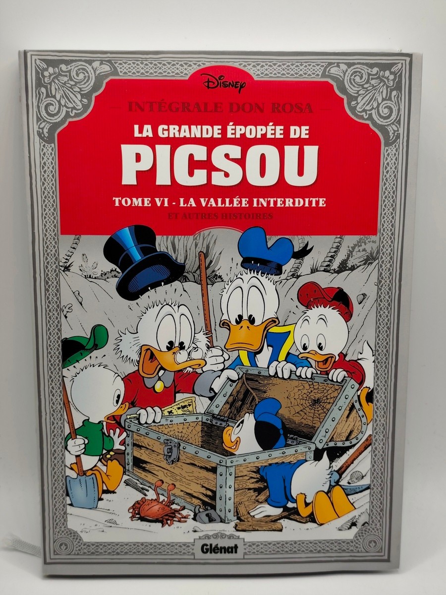 Grande épopée de picsou 6 vallée interdite Glénat TBE EO première édition