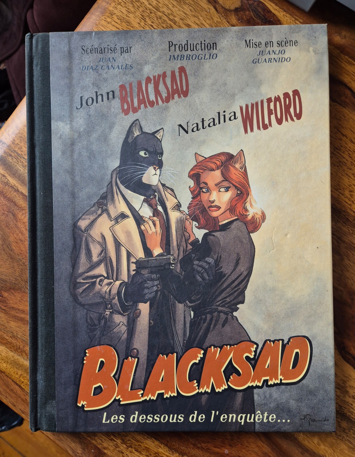 BD BLACKSAD LES DESSOUS DE L'ENQUETE EO 2001