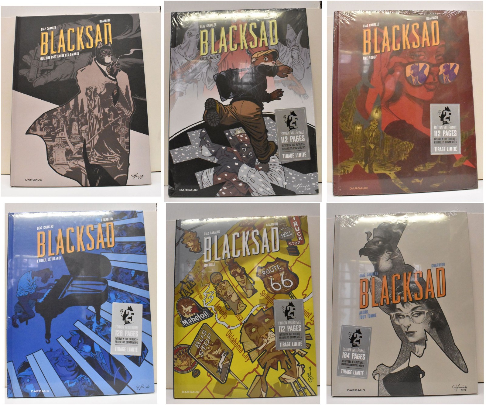 ➡ Blacksad (25 ans) Luxe GF ☆ Collection Complète ☆ Guarnido EO 2025 ☆ Dargaud