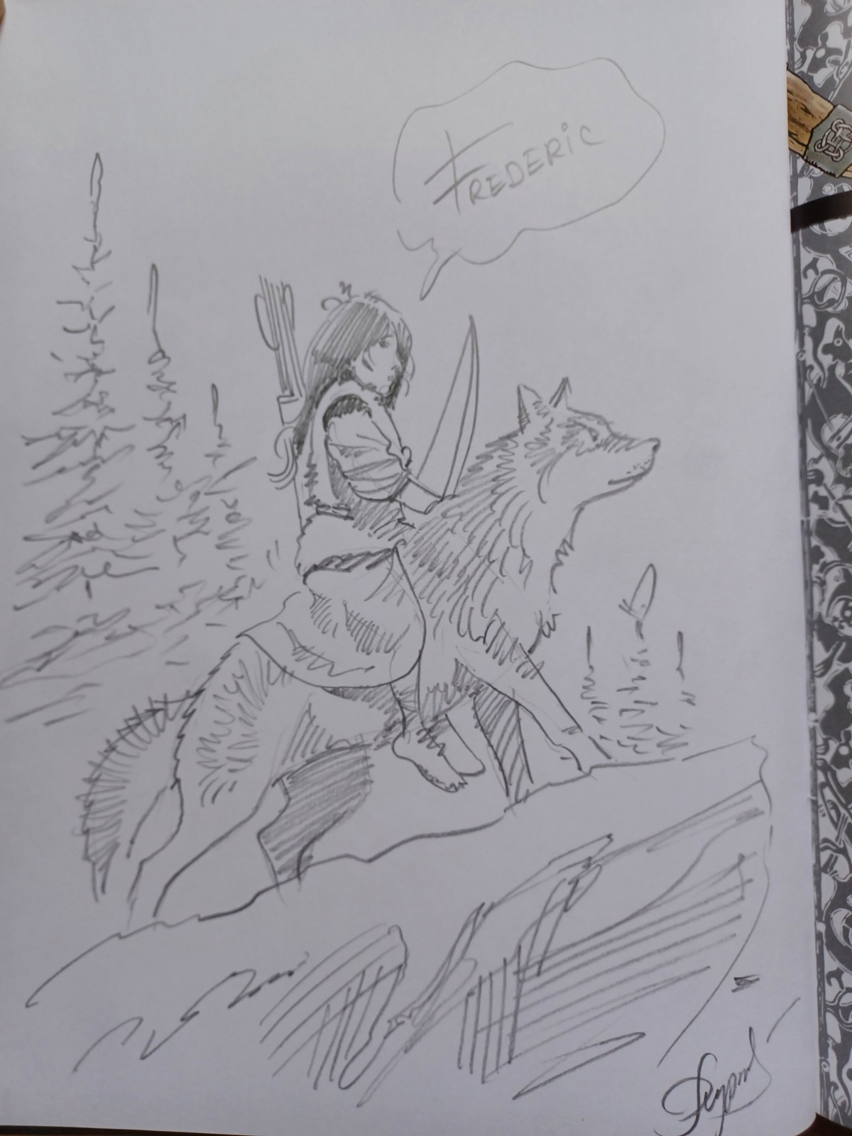 BD les Mondes de Thorgal - Louve T3 EO dédicace Surzhenko