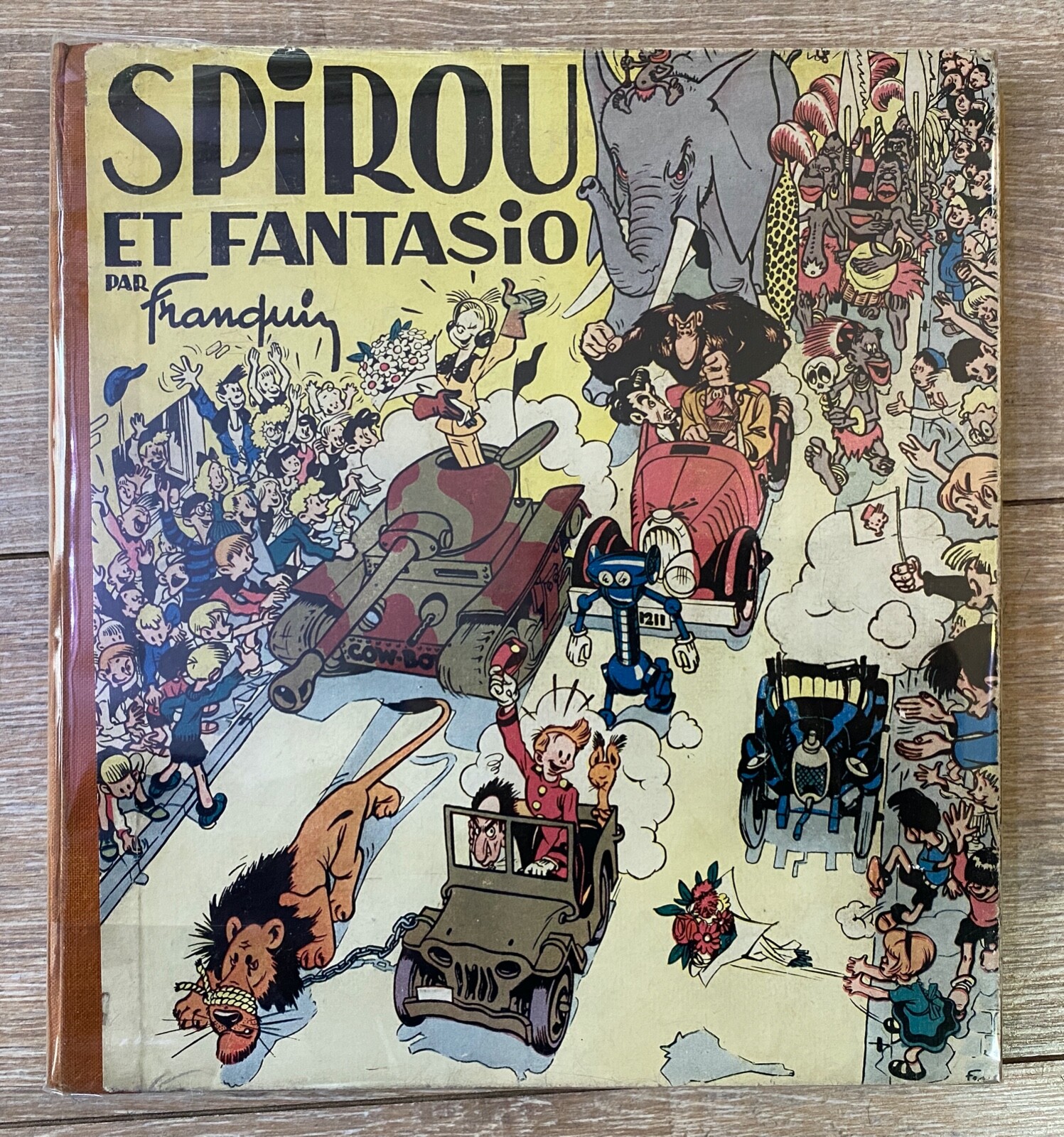 SPIROU ET FANTASIO par FRANQUIN EO 1948 BE+ RARE
