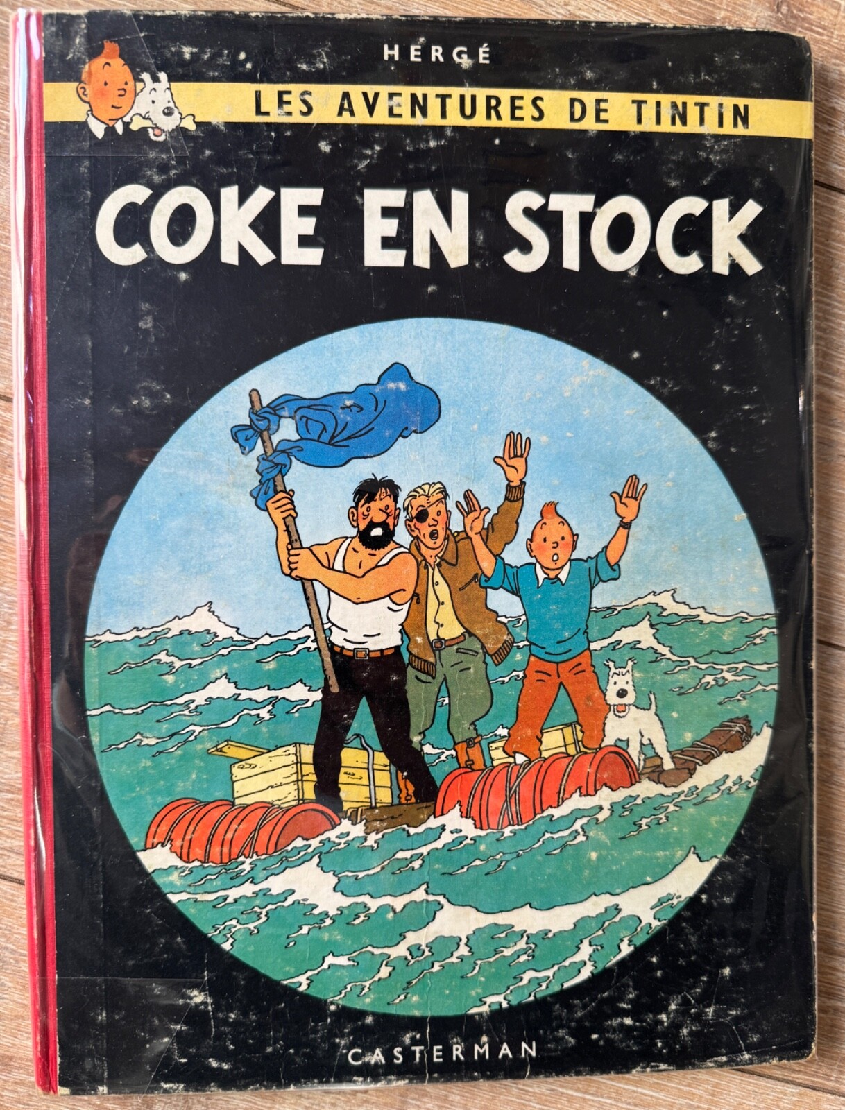 HERGE TINTIN COKE EN STOCK EO BELGE B24 1958 BE+ GENERAL