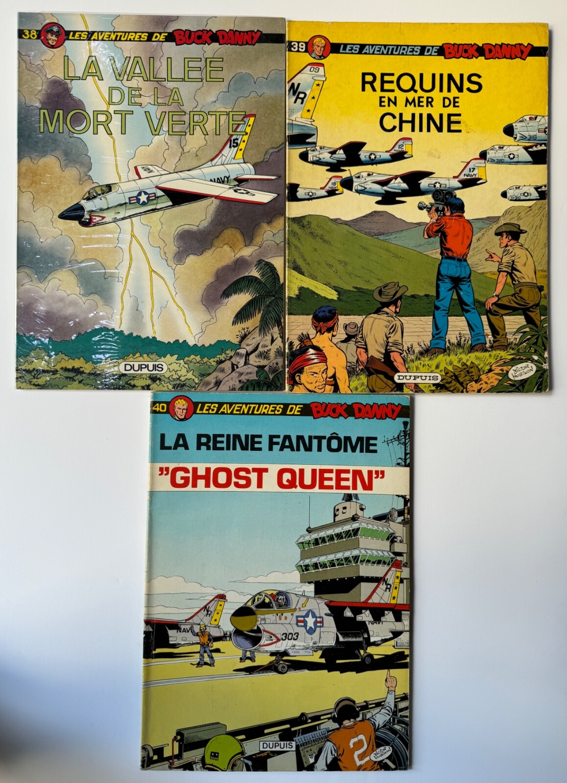LOT 3 Buck Danny CHARLIER HUBINON N° 38 39 40 EO DUPUIS ETAT BE+/TBE