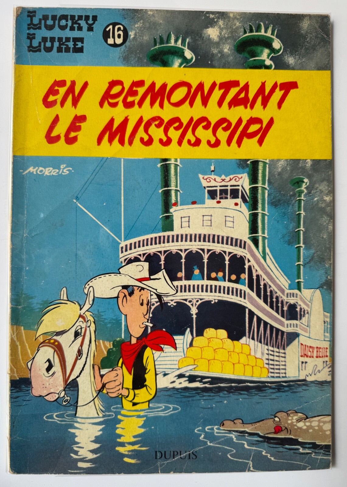 LUCKY LUKE MORRIS 16 EN REMONTANT MISSISSIPI EO BE