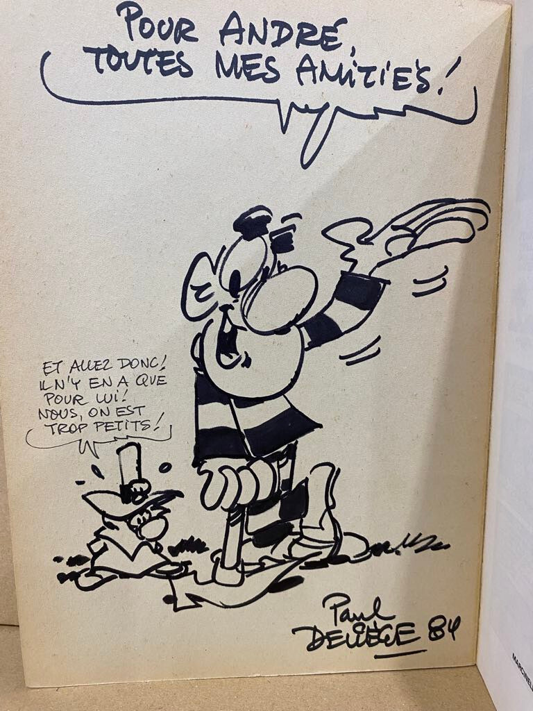 Bobo prend l'air T1 EO 77 dédicacé par Deliège