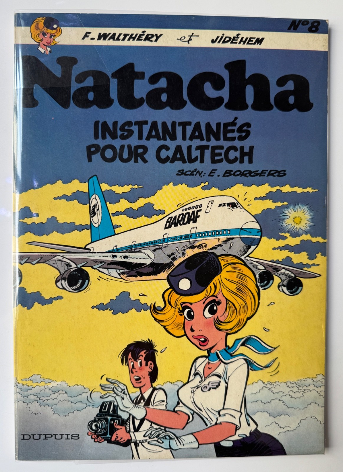 Dédicace BD WALTHERY NATACHA INSTANTANES Tome 8 EO BE+/TBE