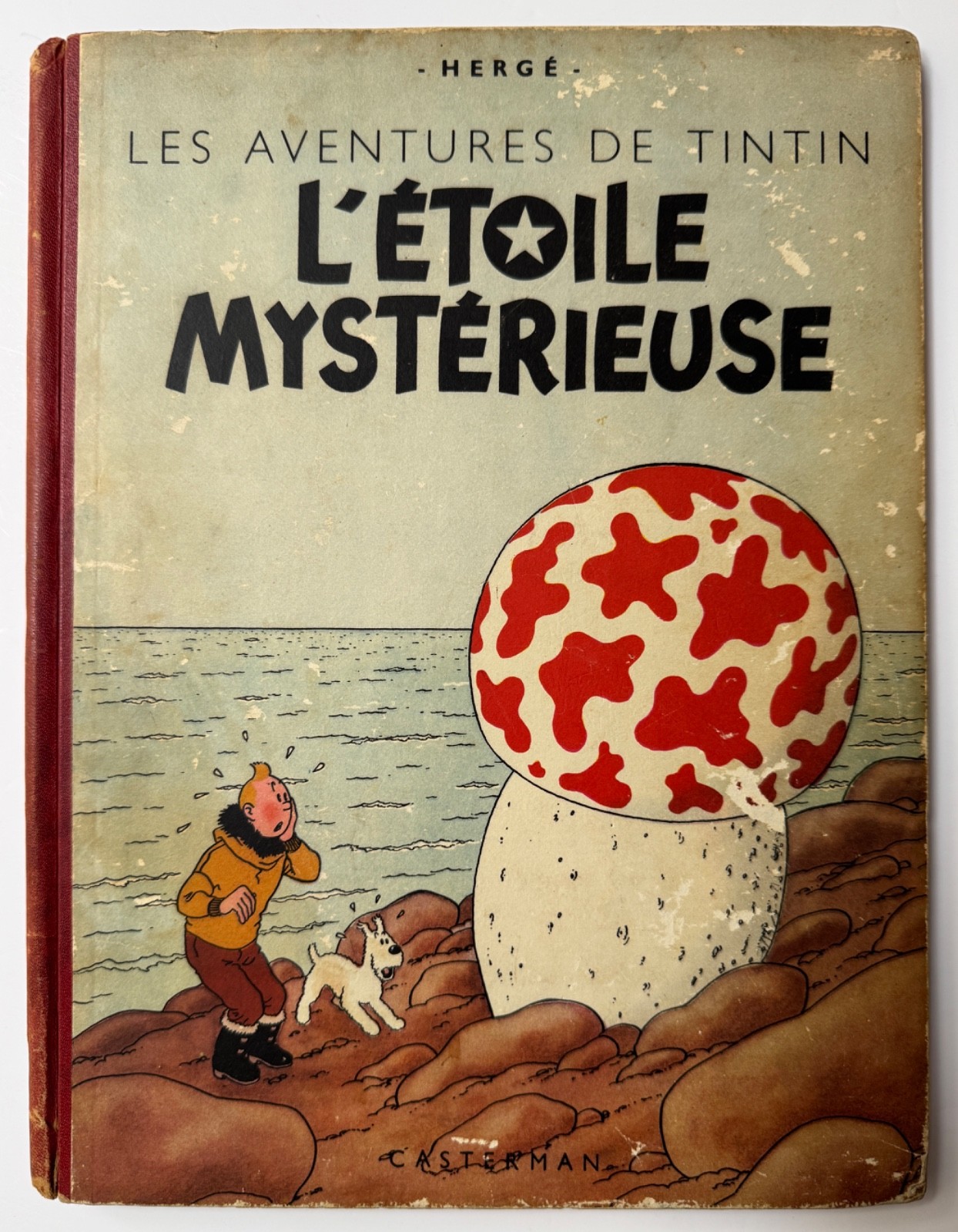 HERGE TINTIN ETOILE MYSTERIEUSE EO COULEUR A18 1942 BE+