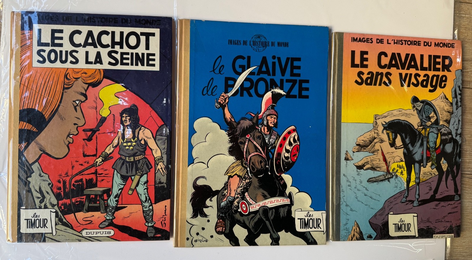 SIRIUS LOT 3 TIMOUR CACHOT + GLAIVE + CAVALIER EO BE+ ED DUPUIS