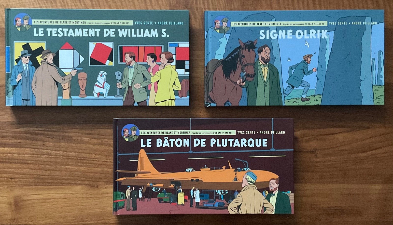 BD - BLAKE ET MORTIMER - Format strip - 3 albums - EO