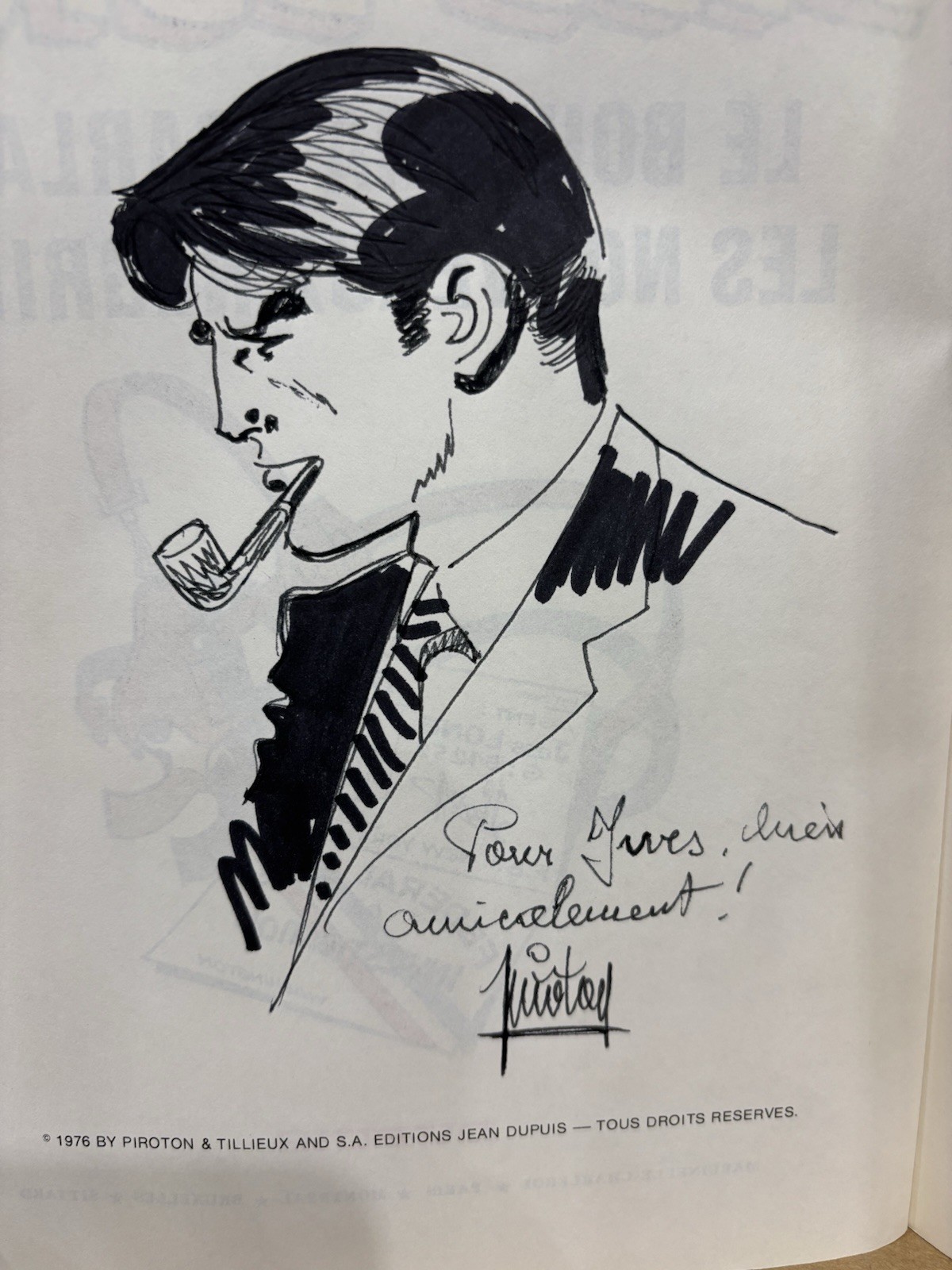 BD Jess Long. Dédicace et Dessin De Piroton. EO.