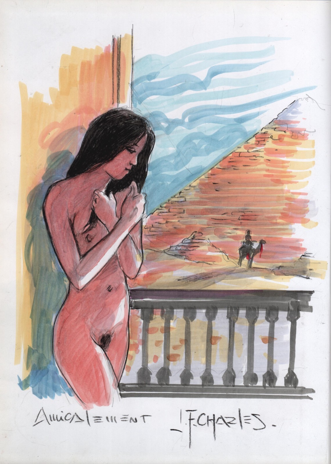 ELLA MAHE T. 3 AVEC UNE DEDICACE DE JEAN FRANCOIS CHARLES  EO TRES BEL ETAT