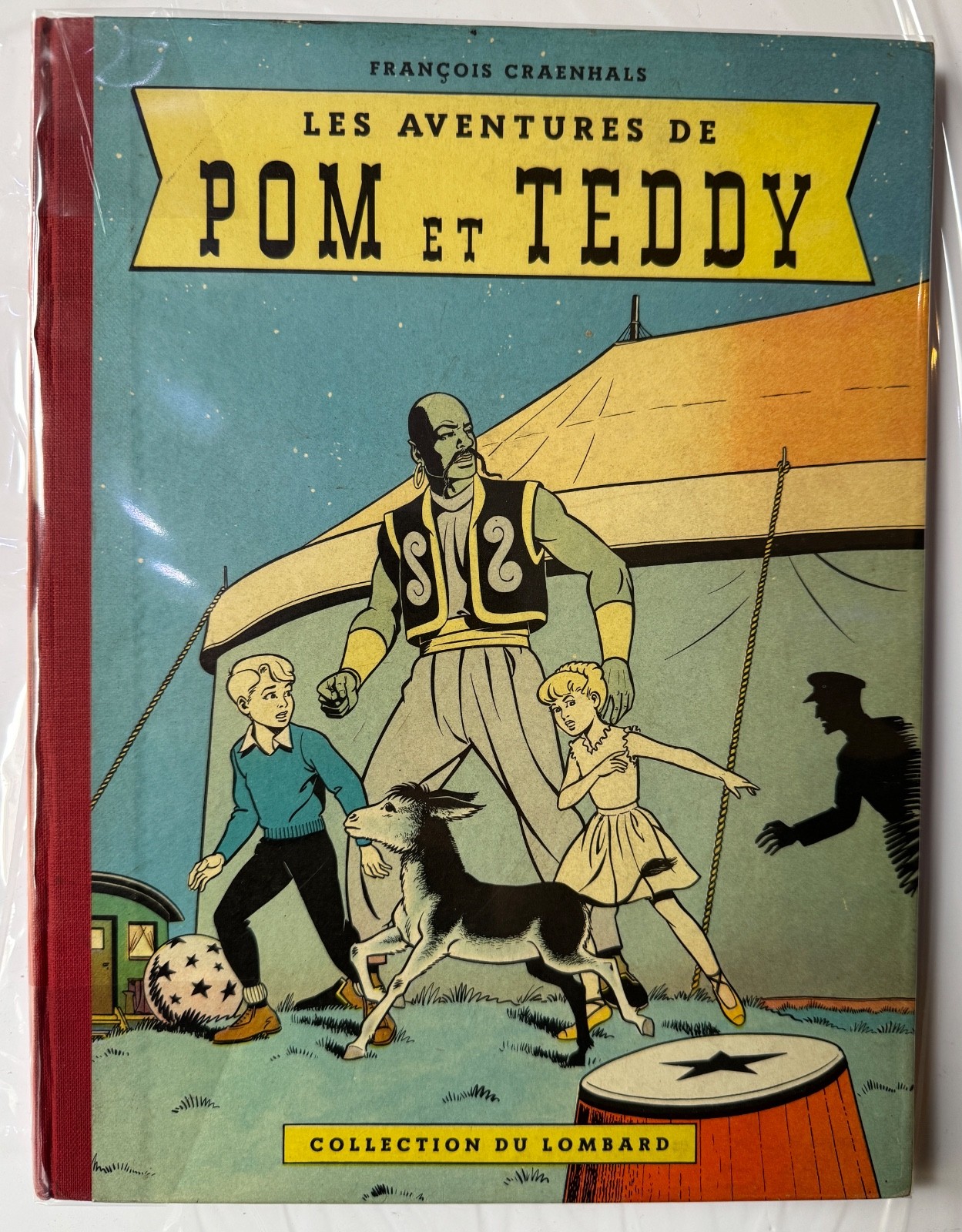 POM ET TEDDY CRAENHALS T1 EO LOMBARD BE+/TBE AVEC POINT TINTIN