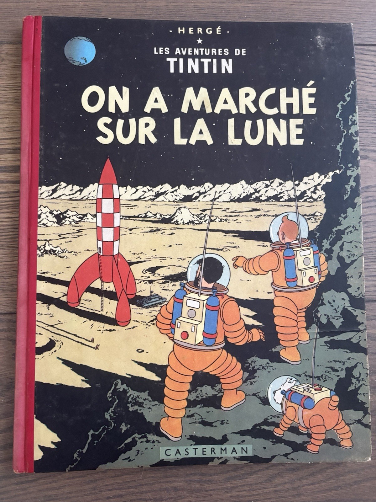 HERGE TINTIN ET MILOU ON A MARCHE SUR LA LUNE B11 TBE EO