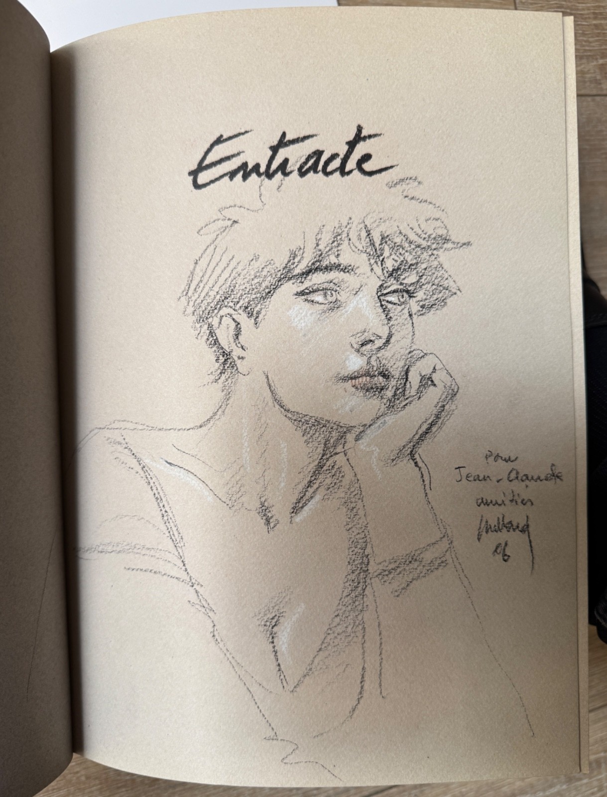 Superbe Dédicace BD JUILLARD ENTRACTE EO Ed MAGHEN TTBE