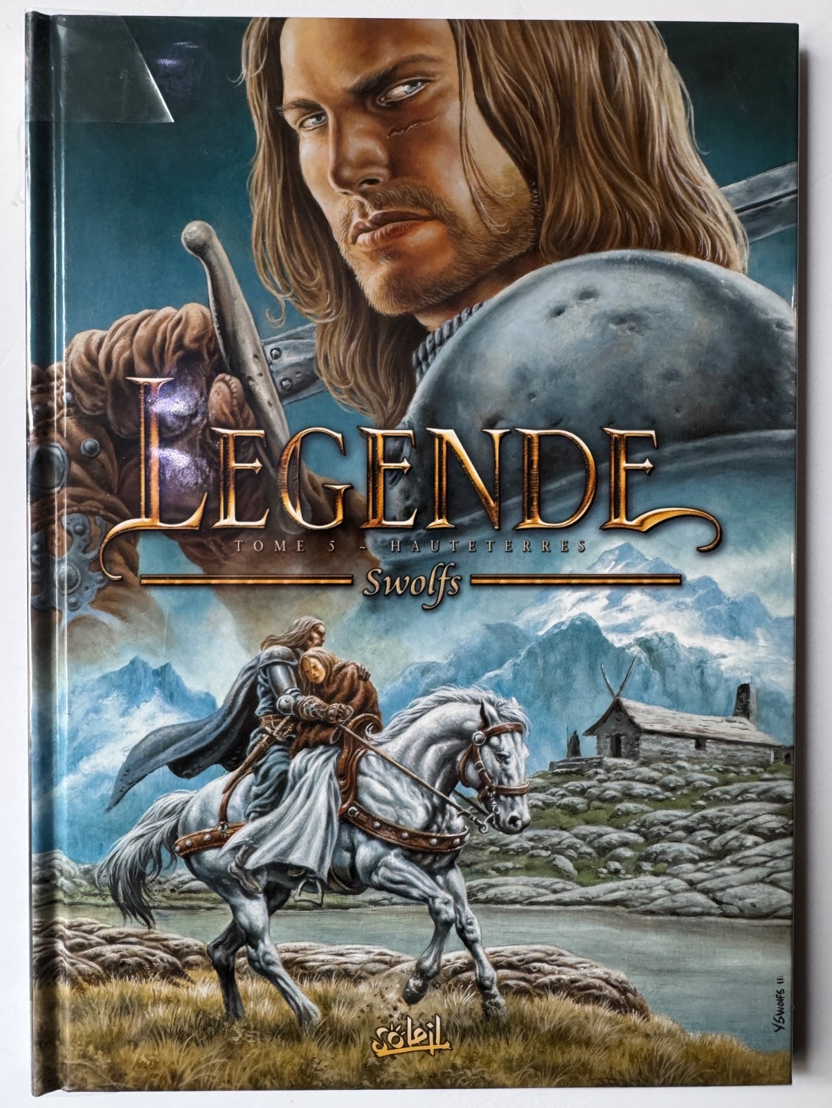Dédicace BD SWOLFS LEGENDE TOME 5 EO TTBE ED SOLEIL