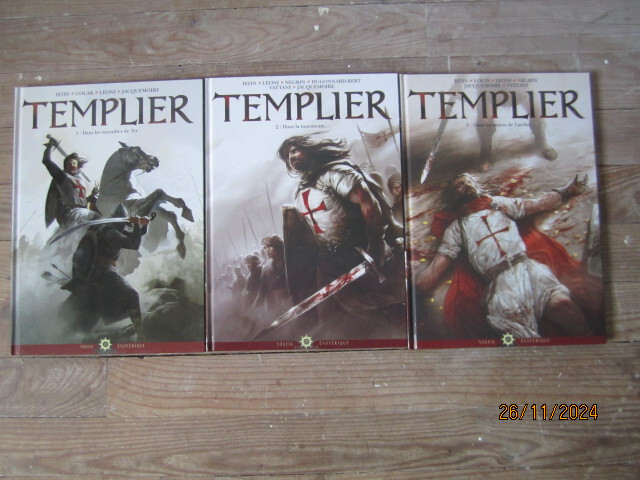 Lot Complet Des Trois Volumes De Templier Tous En Eo Éditions Soleil Ésoterique