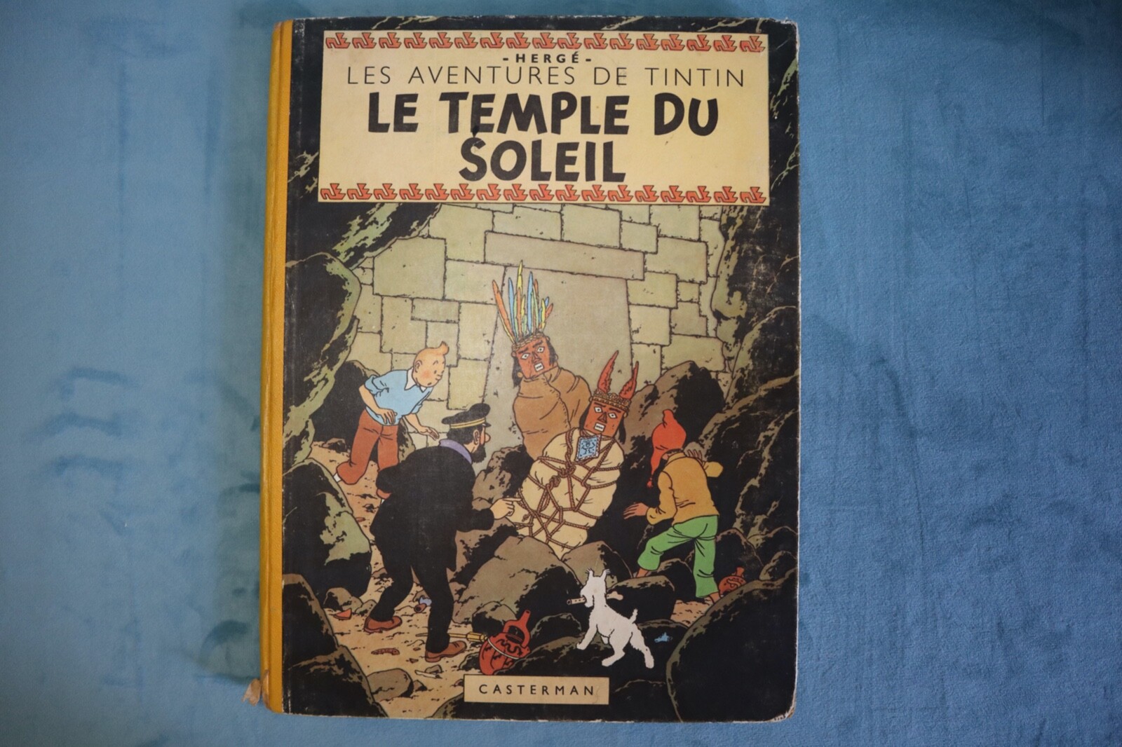 EO - Tintin - Le Temple Du Soleil - B3 - 2 Symboles Incas - 1949