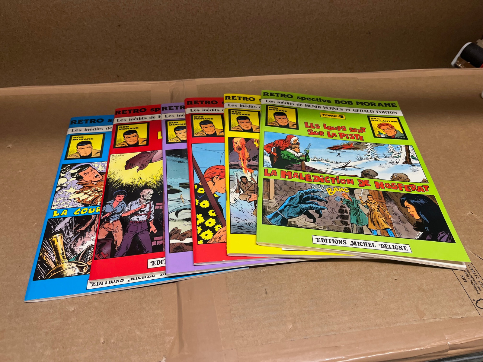 BOB MORANE - RETRO SPECTIVE - COMPLET - 6 TOMES - EO DELIGNE