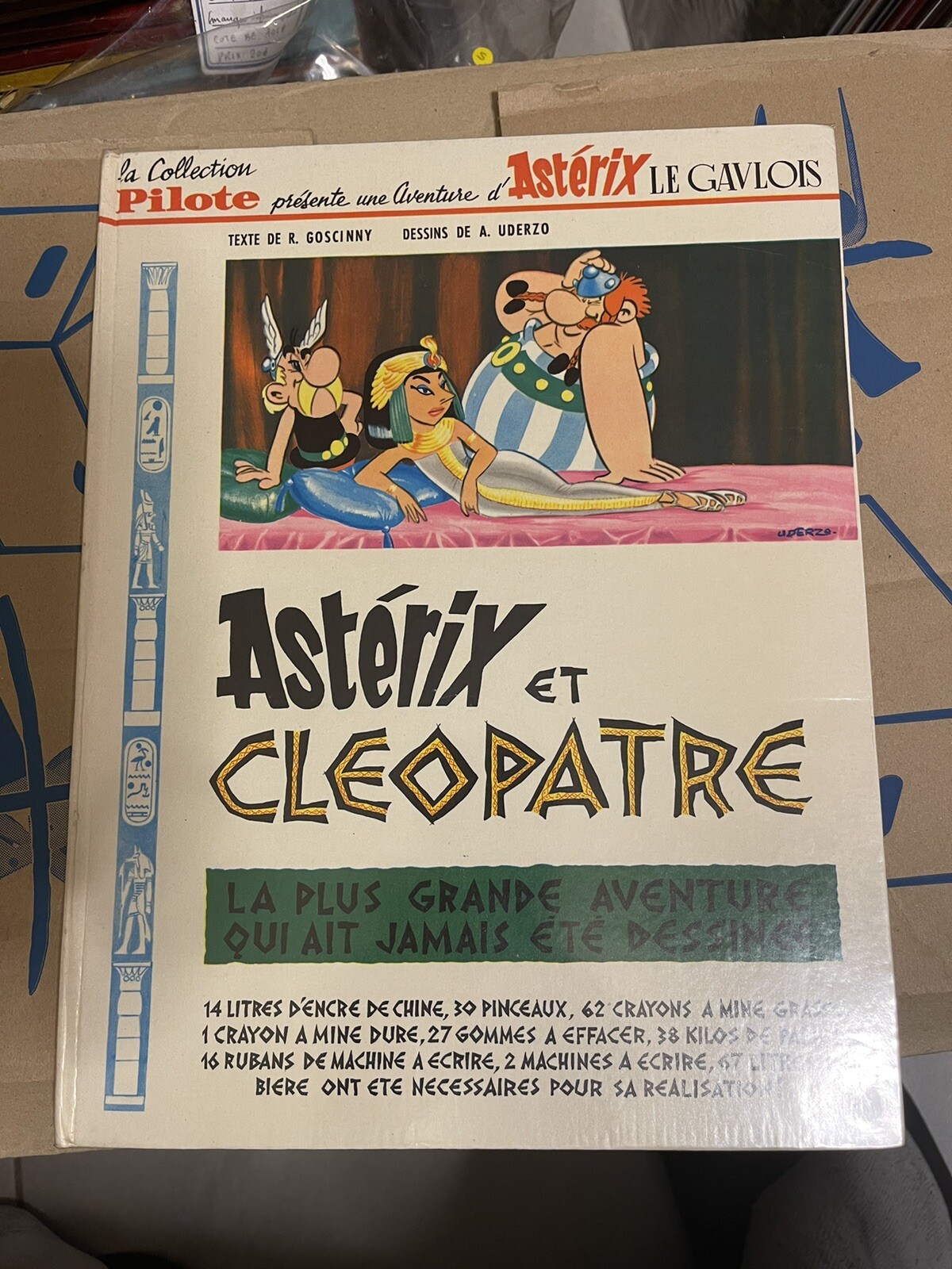 ASTERIX « ASTERIX et Cléopatre » EO Pilote 1965 Ttbe + Uderzo Goscinny