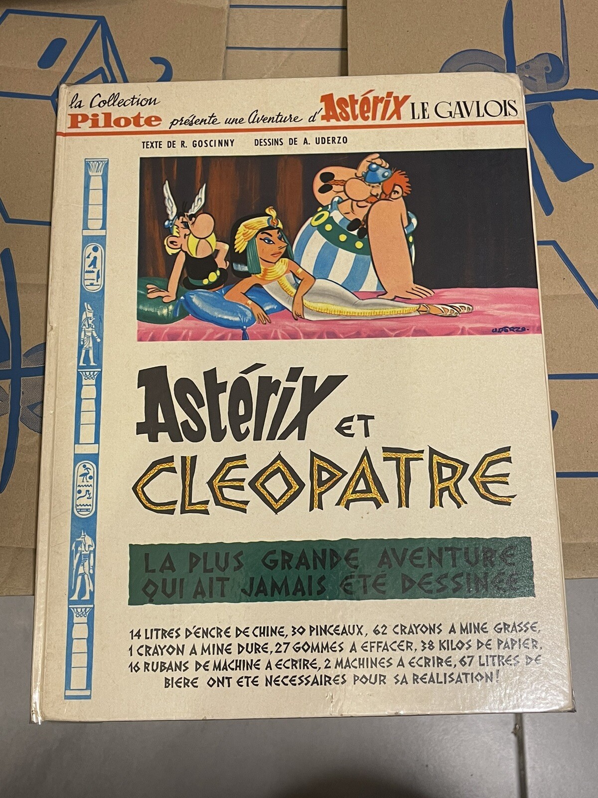 ASTERIX « ASTERIX et Cléopatre » EO Pilote 1965 Tête Bêche  Tbe Rare !!!