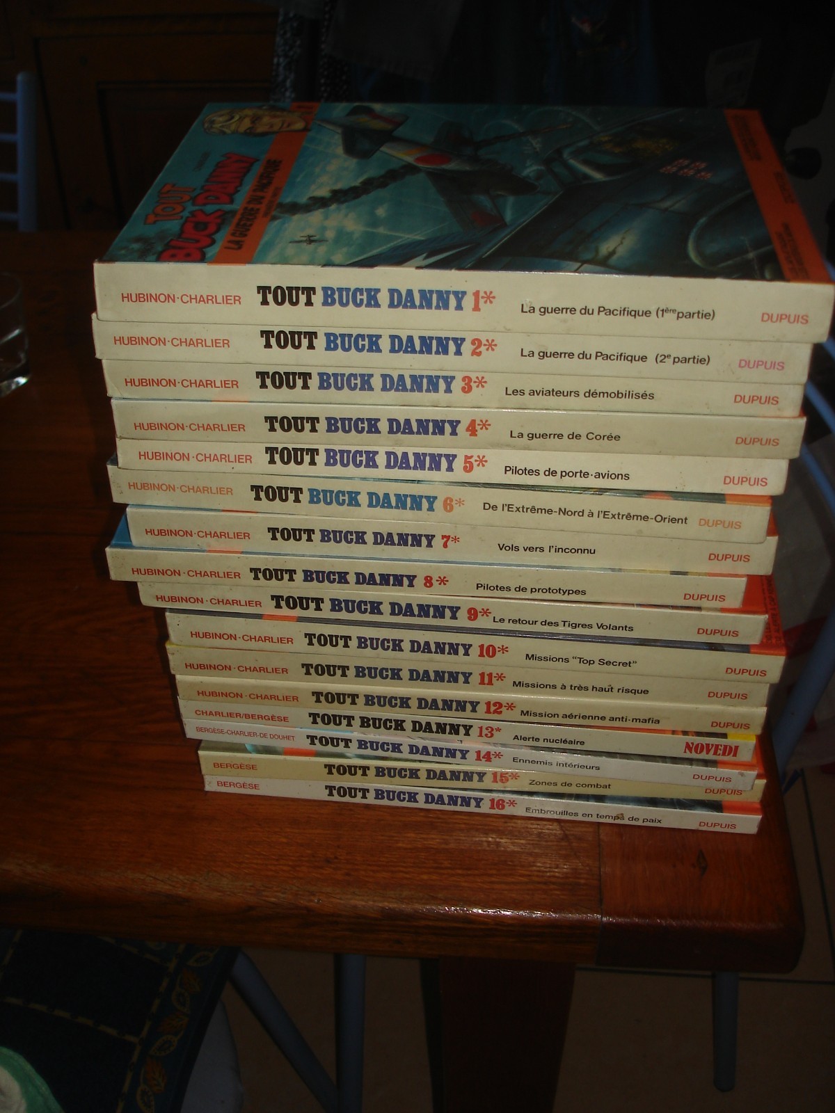 LOT COMPLET TOUT BUCK DANNY INTEGRALE Tomes 1 à 16 BERGESE HUBINON CHARLIER EO