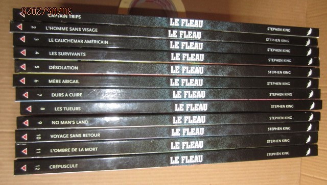 Rare série complète * le Fleau * 1 à 12 tous EO Delcourt Stephen King