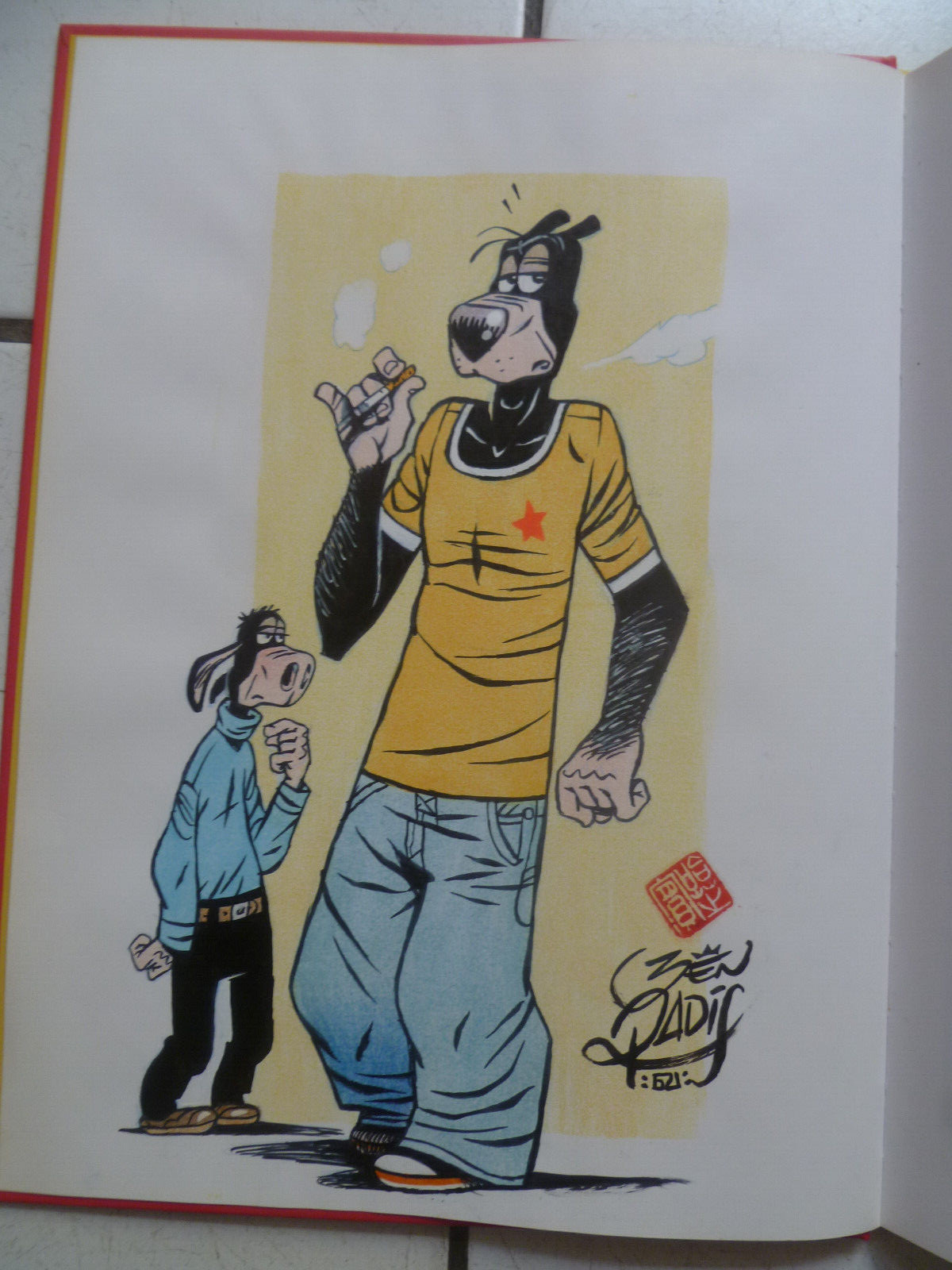 BEN RADIS /  MAX ET NINA    / Y A DE L AMOUR   /   EO  +  SUPERBE    DEDICACE