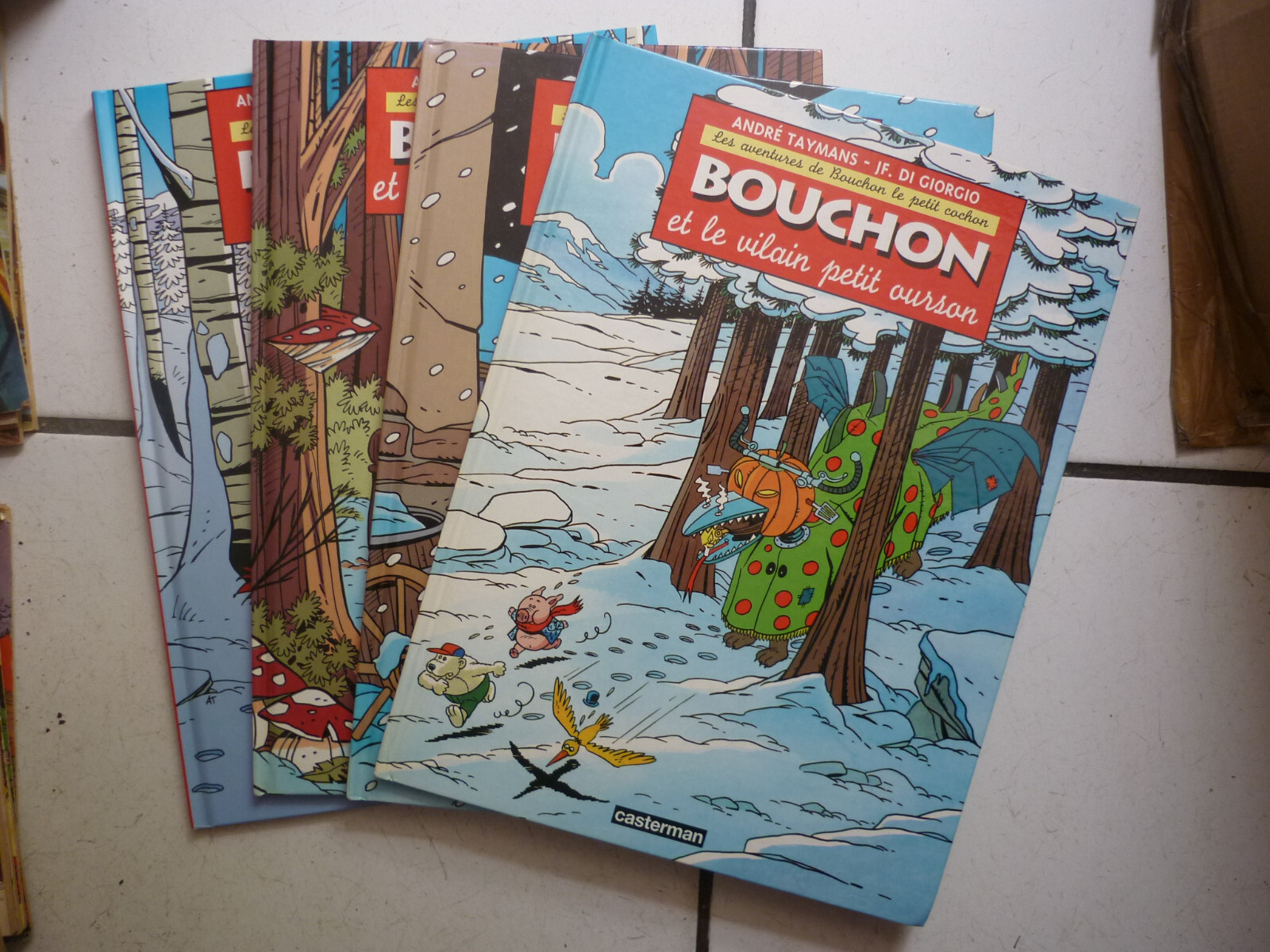 4  DEDICACES   / TAYMANS /  BOUCHON  /  TOME  1  A 4   /  EO